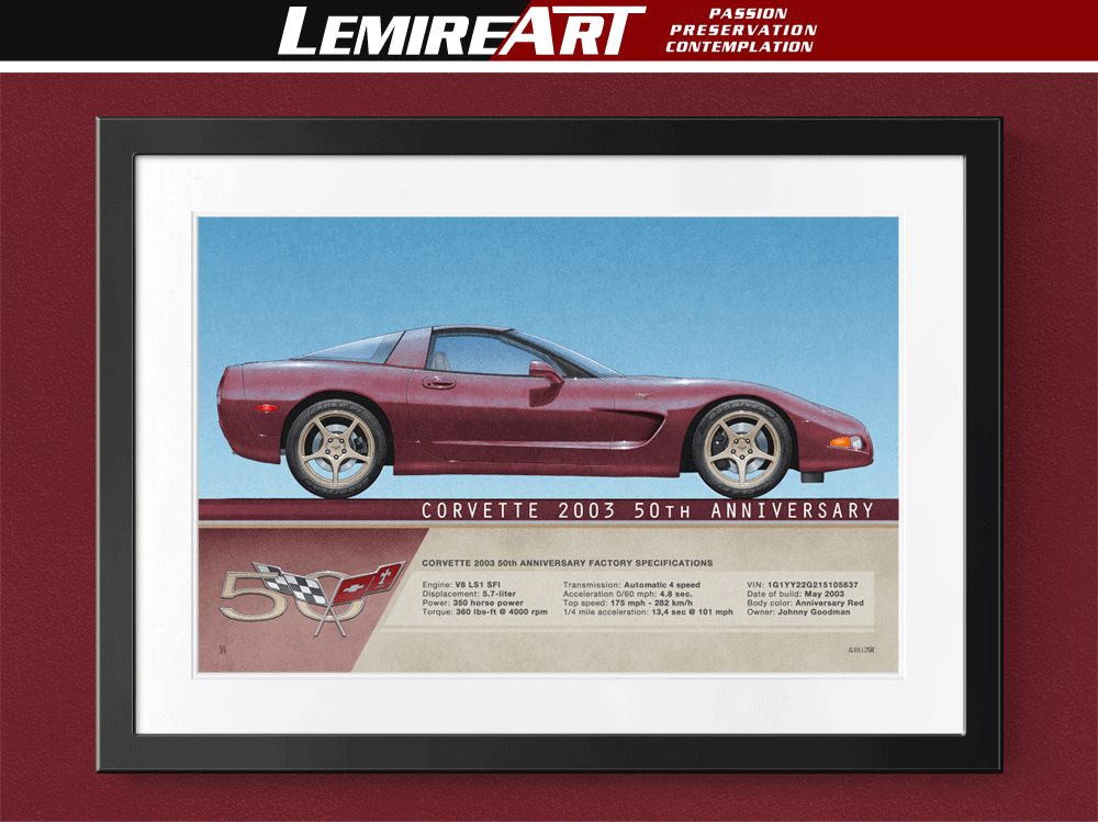 2003 Corvette 50th Anniversary