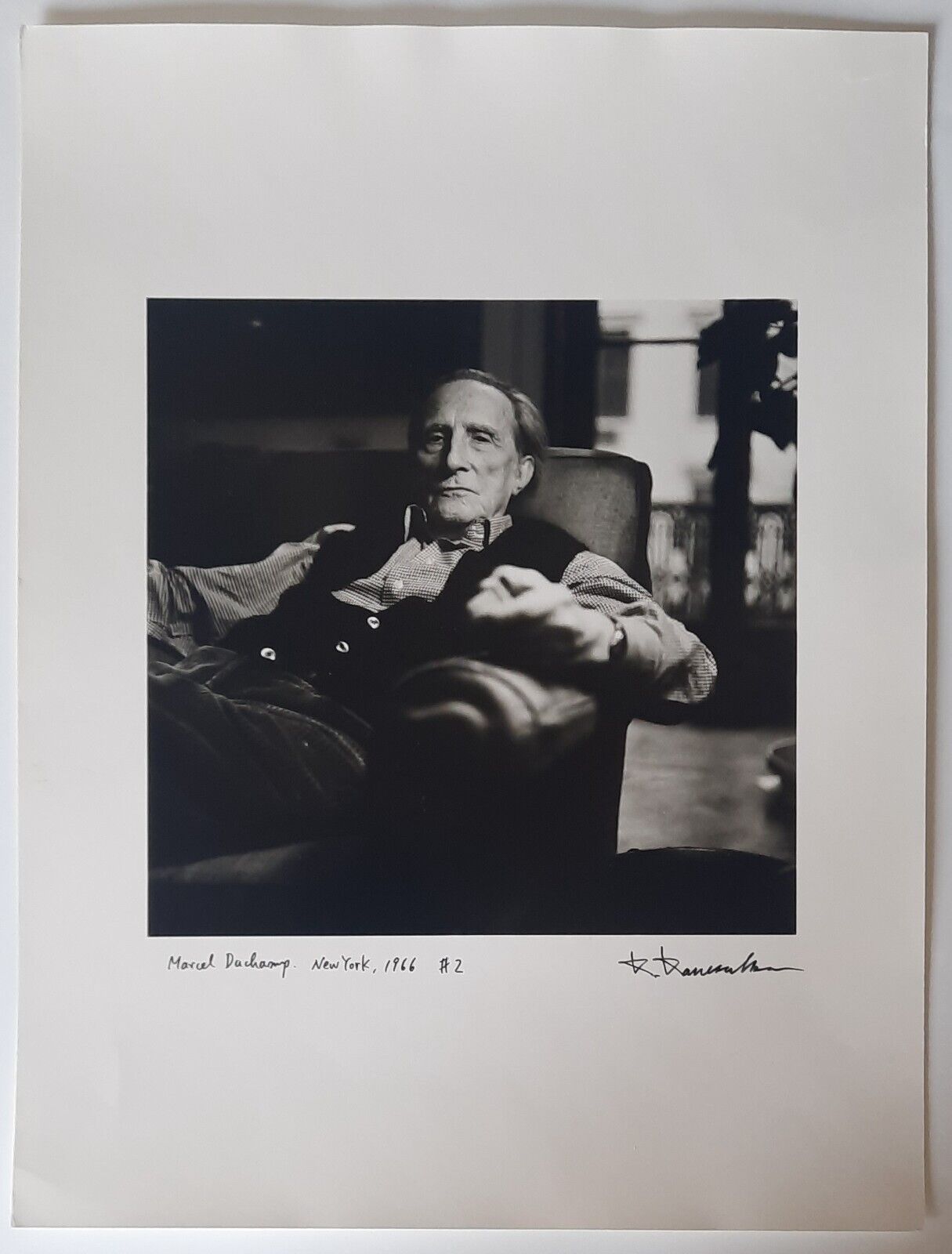 Photographie de Marcel Duchamp
