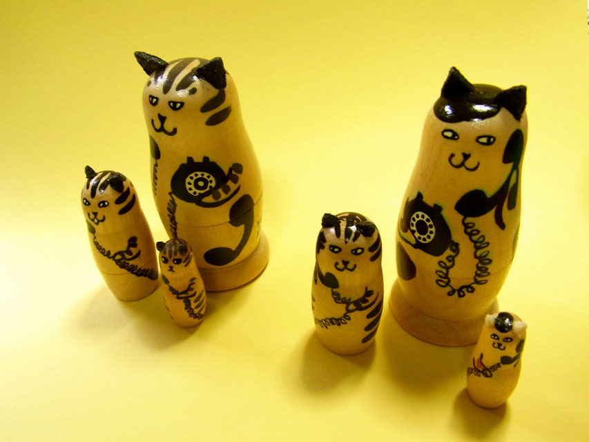 ネコリョーシカ - Yuri Sugihara illustration works WEB SITE