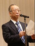 会長　挨拶　坂口天月副会長　