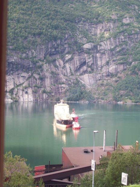 oder wieder auf dem Wasserweg ....