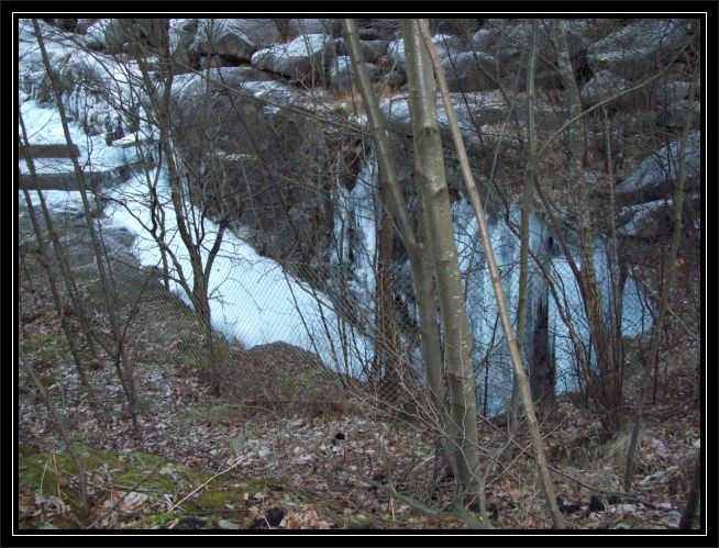 Eingang zum Tunnel durch den der Tysso heute fliesst..