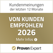 Von Kunden empfohlen 2026 Auszeichnung