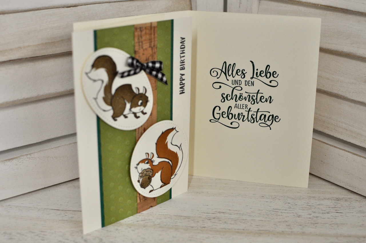 Eichhörnchen zum Geburtstag
