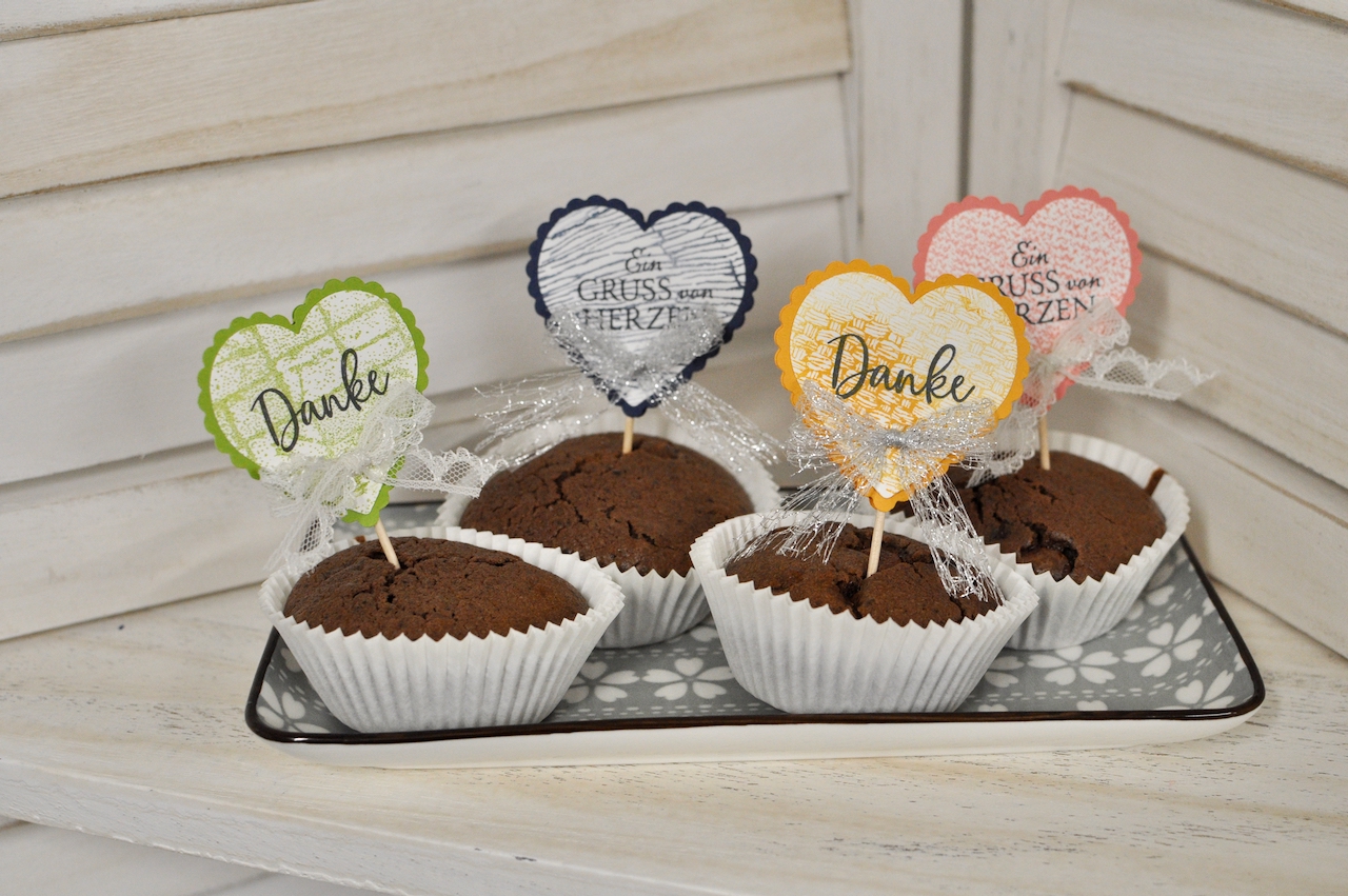 Ein Muffin sagt Danke