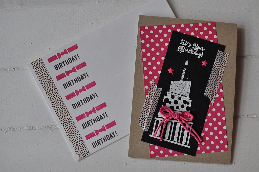 Geburtstag in Pink stempeldichbunt