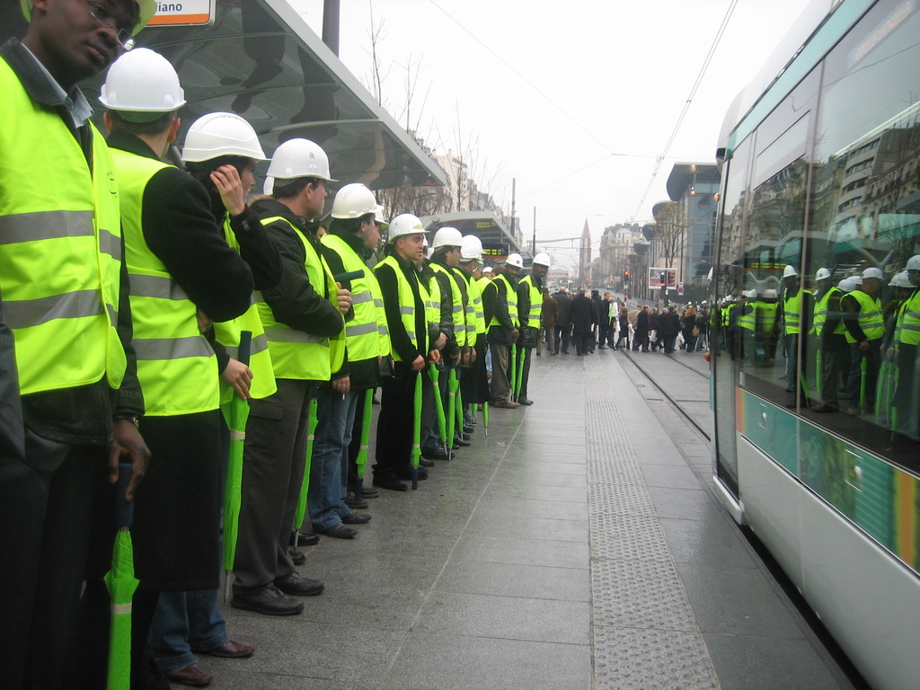 inauguration du tramway à Paris © marie bonnet-aubin