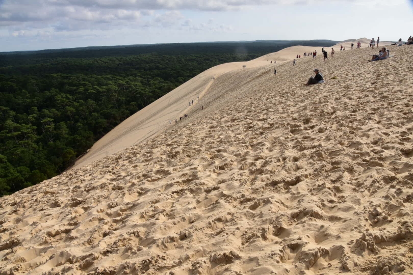 Bilder können nur schwer die Dimension dieses riesigen Sandhaufens widergeben