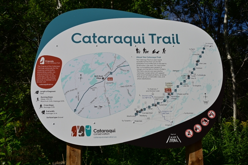 Die Landschaft und Natur am Cataraqui Trail sind eine Augenweide