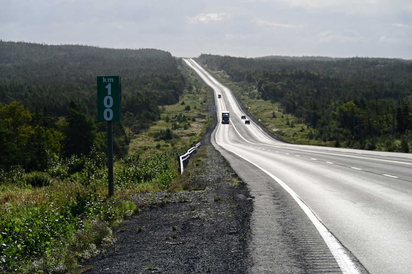 900 km TCH - eigentlich hatte ich schon genug Wald gesehen. Aber immerhin spielt das Wetter mit