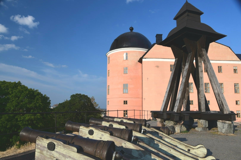 Über Uppsala thront das Schloss - es wohl eines der schmucklosesten Schlösser, das ich je gesehen habe