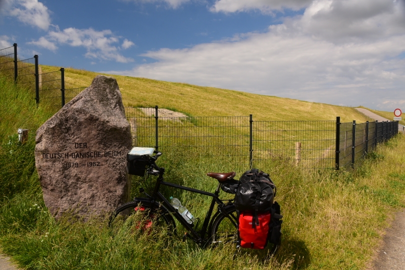 Und das Ende am Deich im Rickelbüller Koog bei Rodenäs