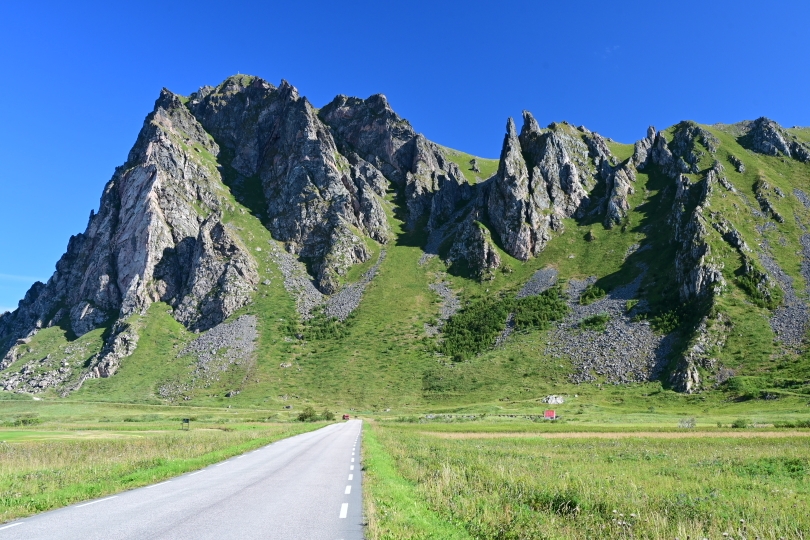 Auch die Vesterålen sind nur teilweise flach