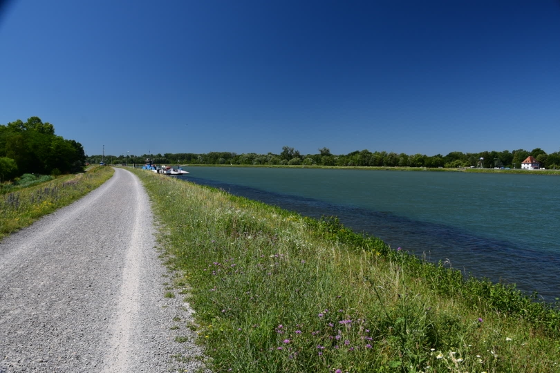 Warum ist es am Rhein so schön? Weiß ich auch nicht... Ähnlich wie auf dem Deich an der Nordsee, es ändert sich sehr lange nichts