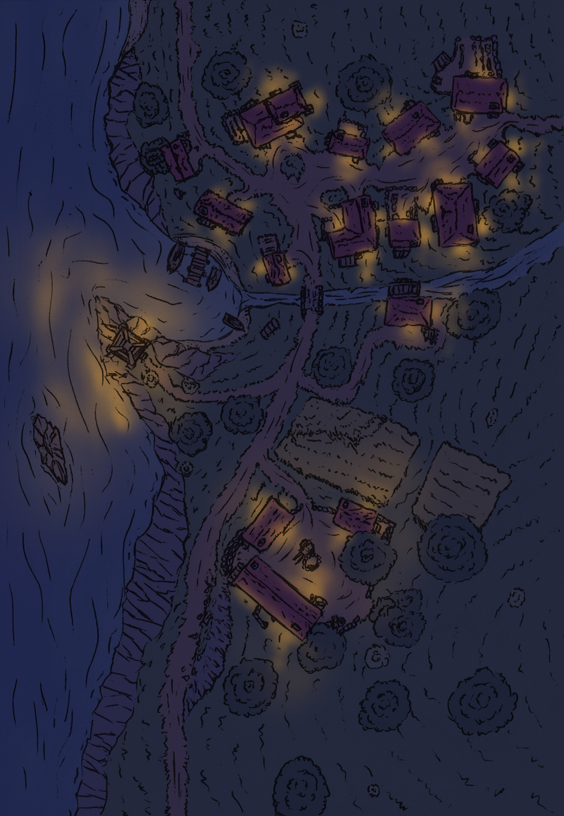 Village Map Night