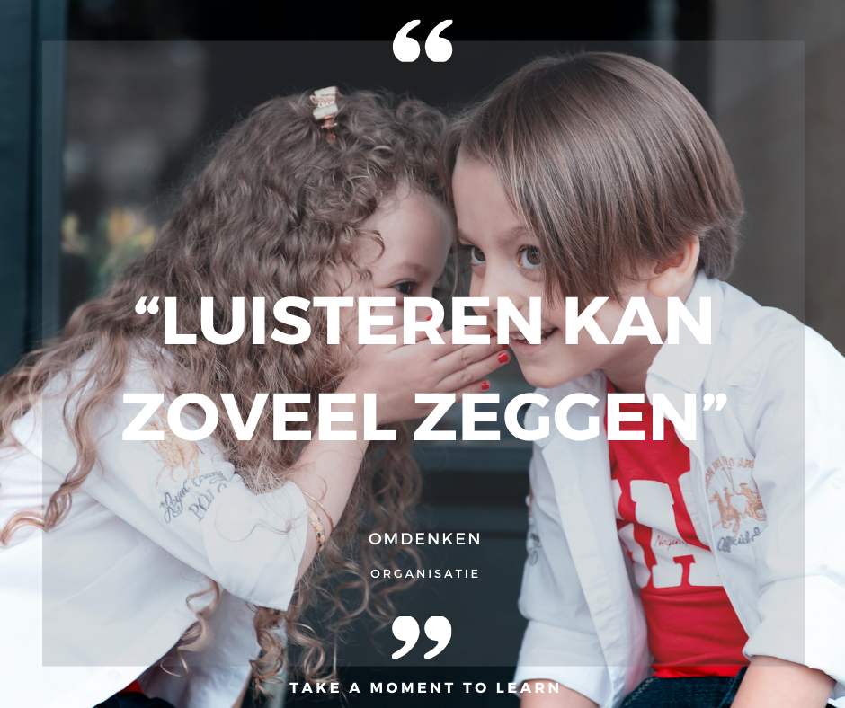 Wil je uitblinken in goed kunnen luisteren? Begin dan eens met het toepassen van deze 4 tips.