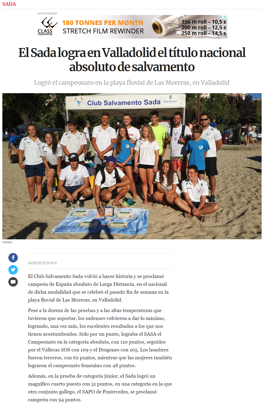 LA VOZ DE GALICIA 05-09-18