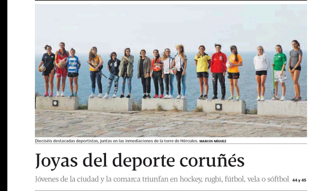 PORTADA LA VOZ DE GALICIA CON HELENA TORREIRO 13-09-18