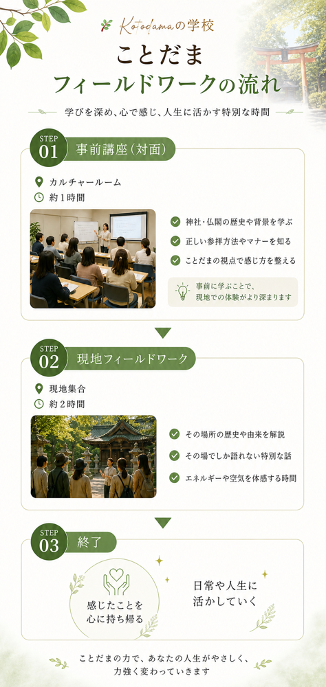 フィールドワーク（現地ガイド）の流れについて
