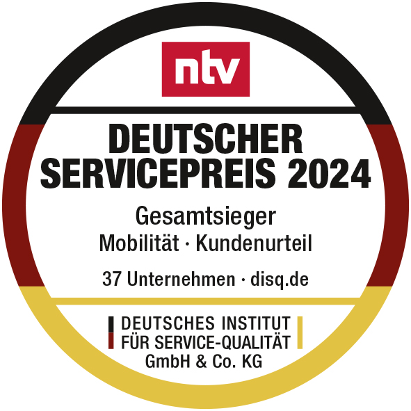 Gesamtsieger beim Deutschen Servicepreis 2024