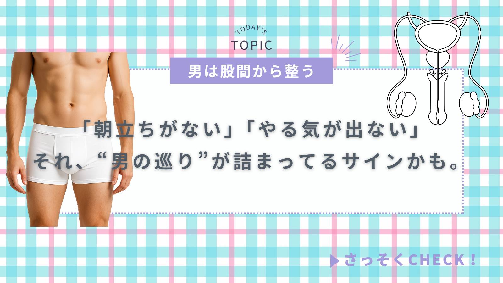 男の元気は、股間から整う。  ～ジャップカサイという選択肢～