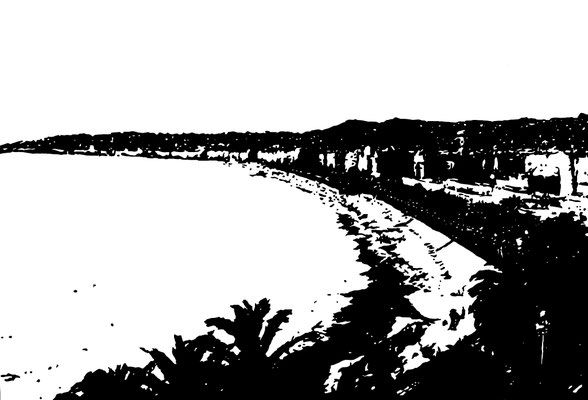 - Baie des anges - format A3 