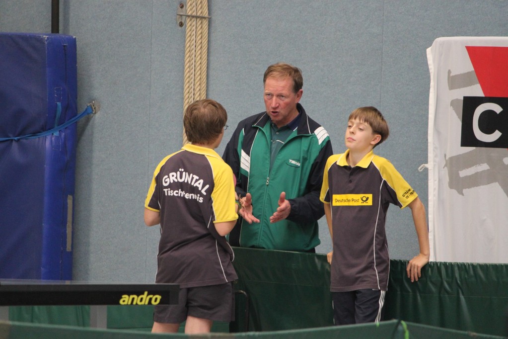 Wolfgang beim Coachen