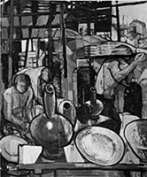 安田謙　陶工　1952年