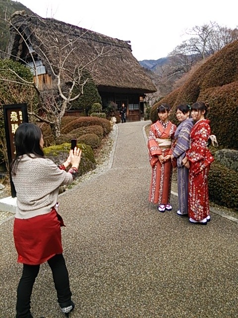 下呂温泉合掌村　着物レンタル