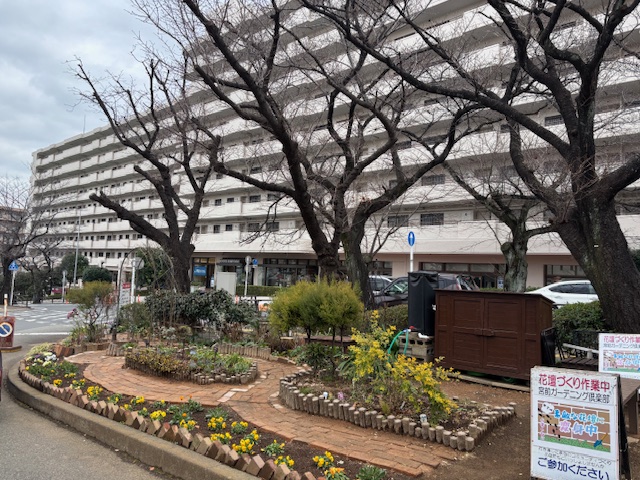 宮前区の花壇をめぐるQRコードクイズラリー