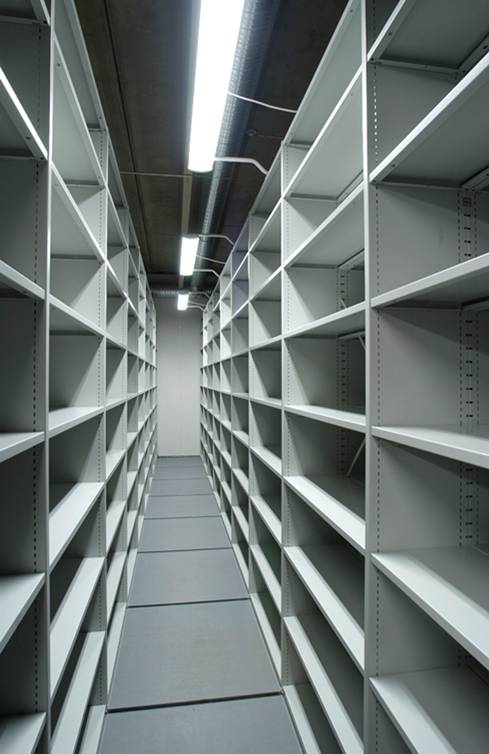 Gebrauchte Regale - für Archiv, Schachteln, Ware, Bücher, Ordner, Kleinteillager, Archivierung. lagerconsulting.at 