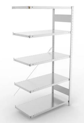 Metall Industrie Steckregal - jederzeit um weitere Regalfelder erweiterbar - lagerconsulting.at