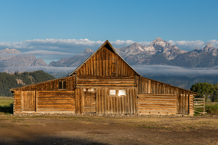 Grand Teton Nationalpark: "Tom Moulton's Barn on Mormon Row"