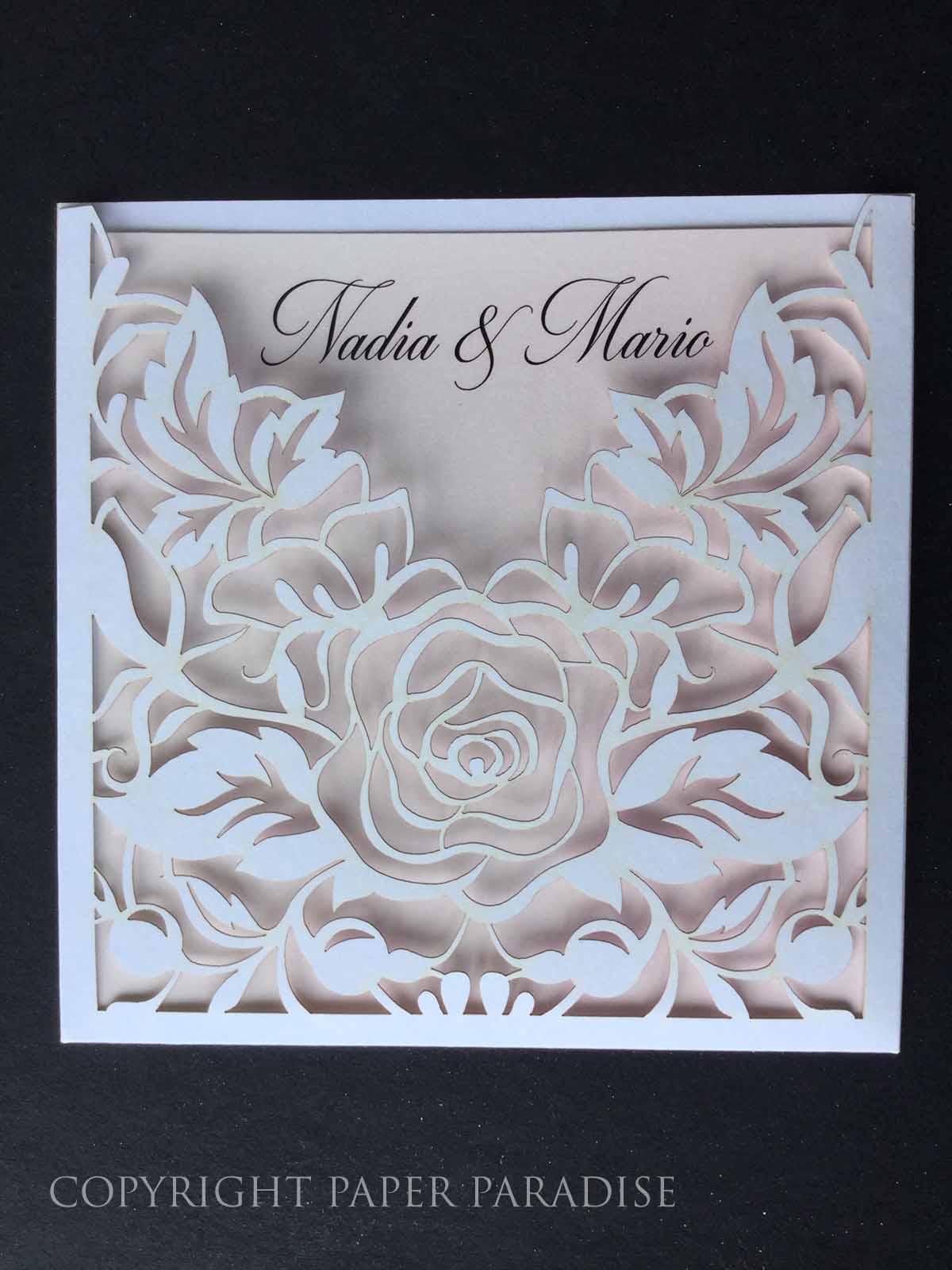 Laser Cut Stationery Paper Paradise, Home of Fine Papers and Invitations