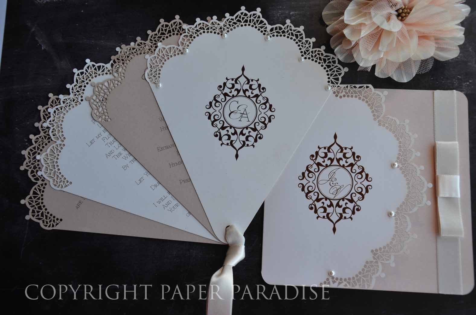 Laser Cut Stationery Paper Paradise, Home of Fine Papers and Invitations