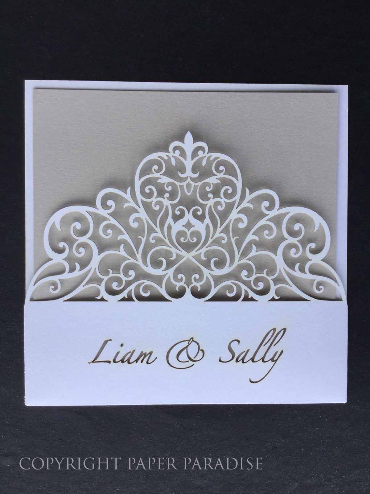 Laser Cut Stationery Paper Paradise, Home of Fine Papers and Invitations