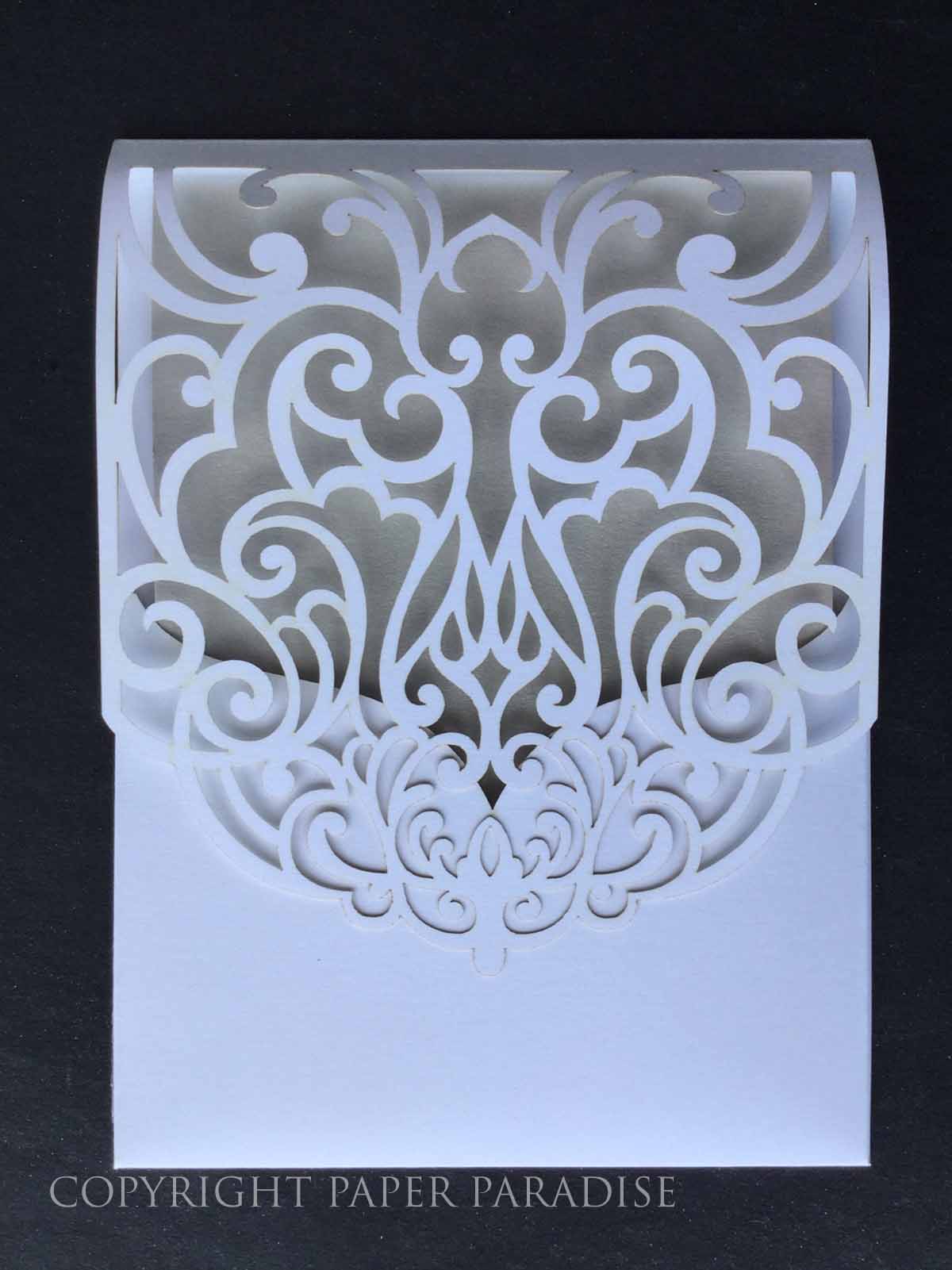 Laser Cut Stationery Paper Paradise, Home of Fine Papers and Invitations