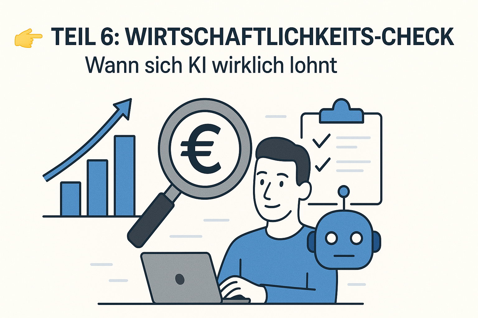 Teil 6: Wirtschaftlichkeits-Check – Wann sich KI wirklich lohnt