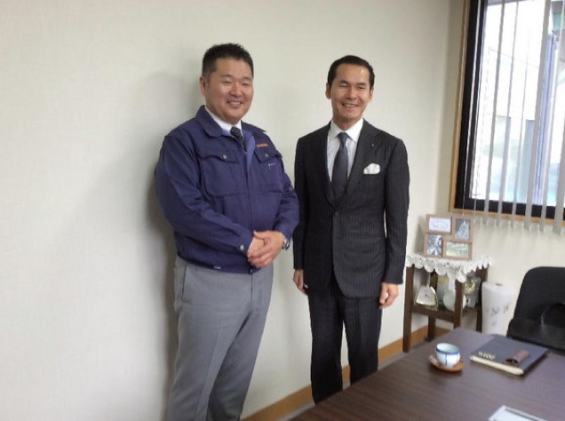 2019年2月25日　関市　尾関健治市長に御来社頂きました。