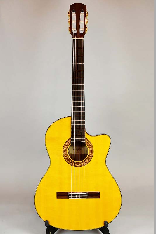 海外最新 K.Yairi CE-3 2014年製 ガットギター アコースティックギター