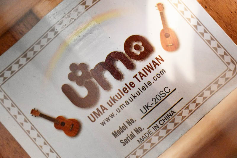 Uma Ukulele UK-20SC Concert ナチュラル - guitarshoptantan (ギター