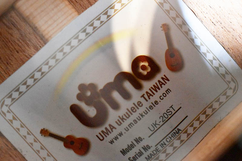 Uma Ukulele UK-20ST Tenor - guitarshoptantan (ギターショップタンタン)