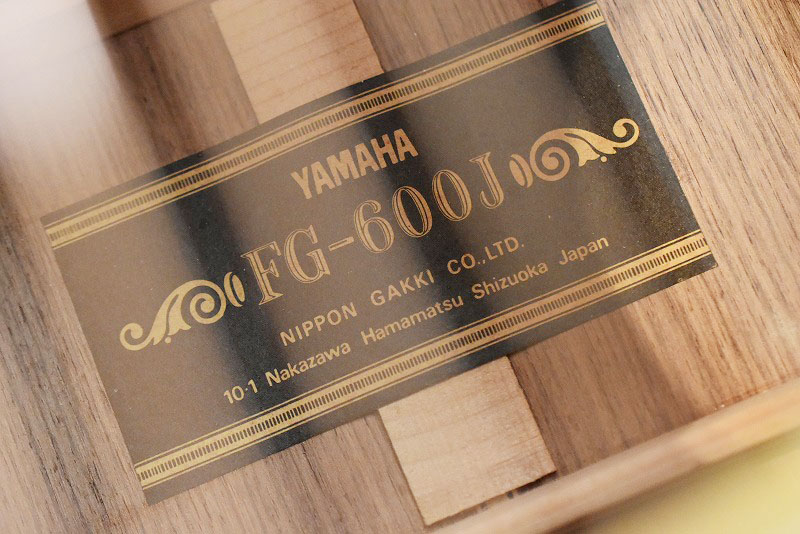 YAMAHA FG-600J - guitarshoptantan （ギターショップタンタン）