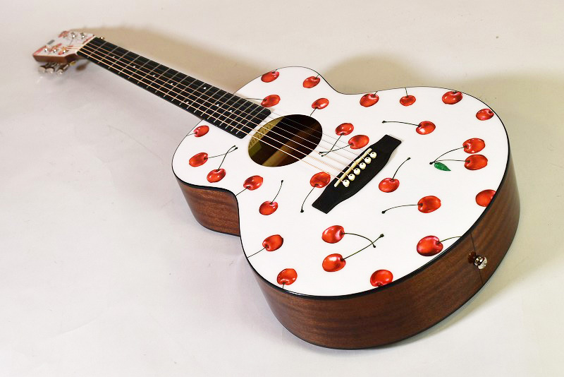 NAGI GUITAR cherry mini Ivory【ナギ アコースティックギター