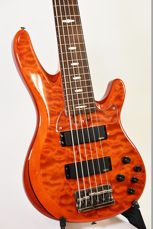 ベース YAMAHA TRB1006 Custom TRB 1006 Electric Bass Blue Quilted Maple Top Bolt on