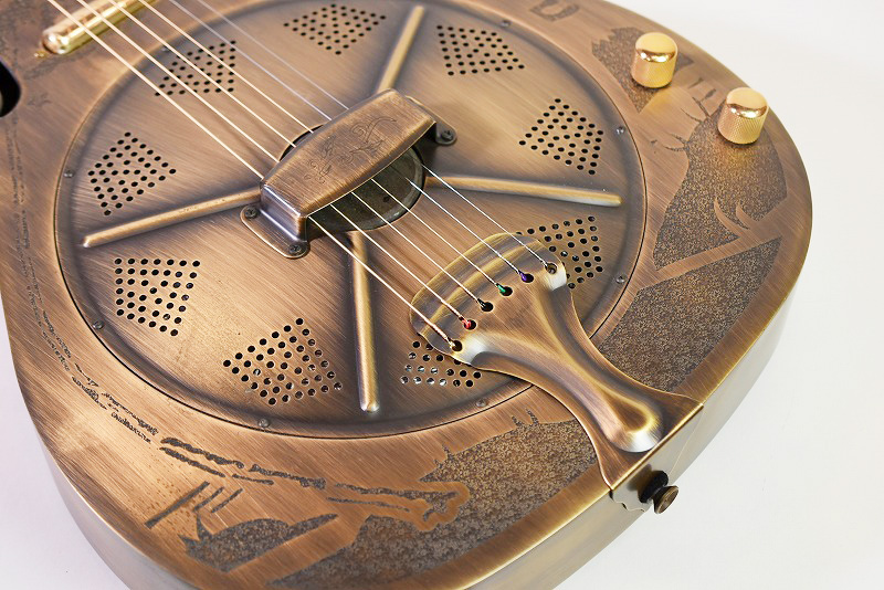 定率割引 西日本 ☆HOLD☆KAN GUITARS 14F-Joint リゾネーターギター ギター