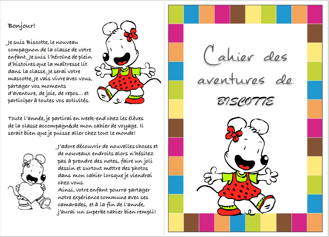 Page De Garde Cahier Ludo documents à télécharger pour la rentrée (affichages de classe) - Site de biscotte-ecole !