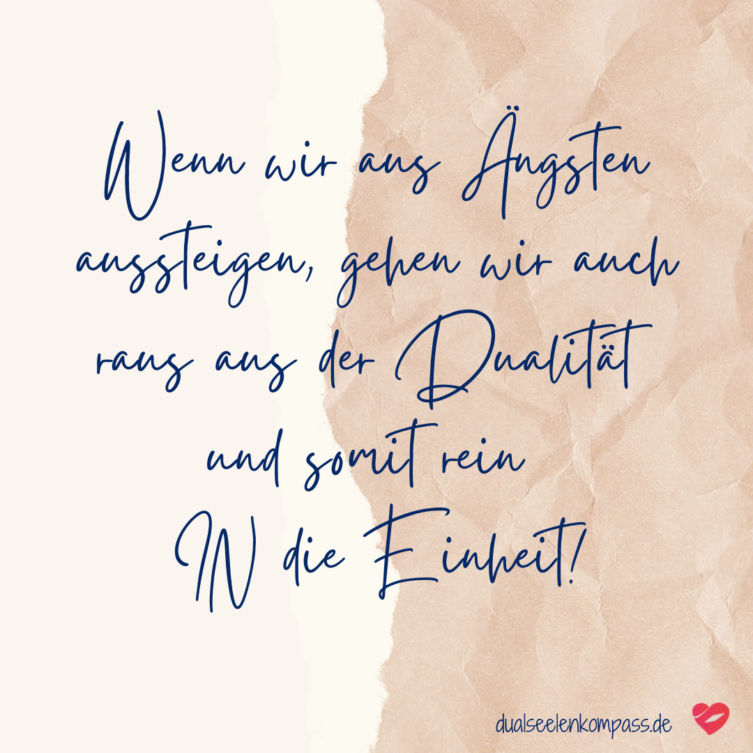 Von der Dualität in die Einheit