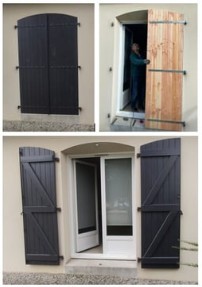 Restauration Volets douglas