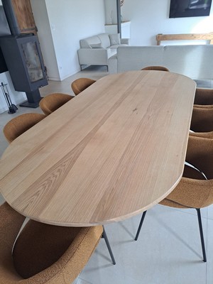 Table frêne